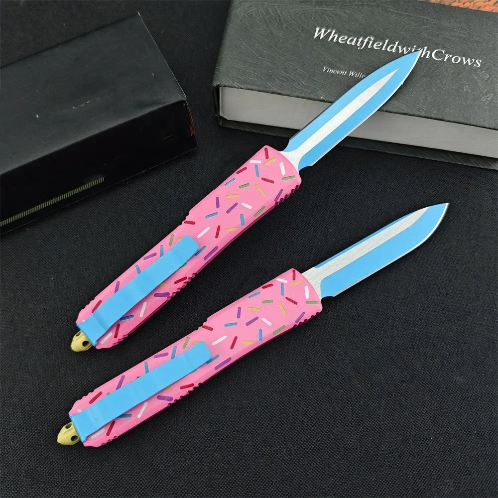 UT85 Outdoor Multi-function Pocket Knife D2 Blade T6 Aluminum Handle Practical Camping Durable Hiking Survival Hunting EDC Tool