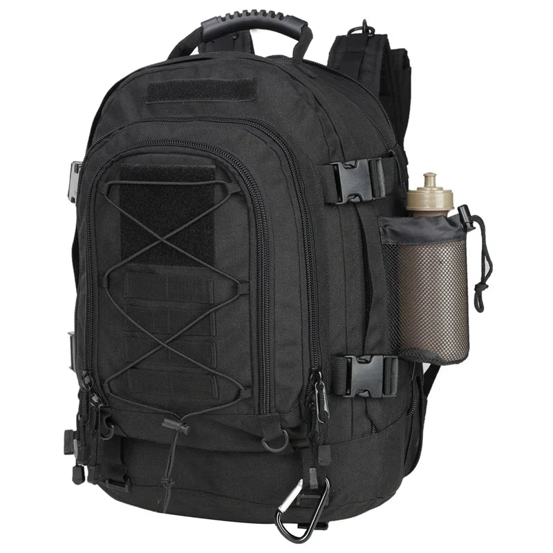 LQARMY 60L Male Travel Tactical backpack Hiking Camping backpack Expandable Army Backpacks Molle 3 Day Assault Pack Rucksacks