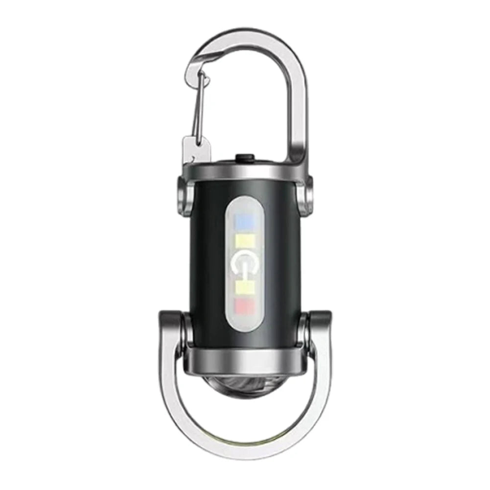 COB LED Keychain Flashlight Multifunctional Portable Keychain Torch Ultralight Camping Flashlight for Outdoor Emergency