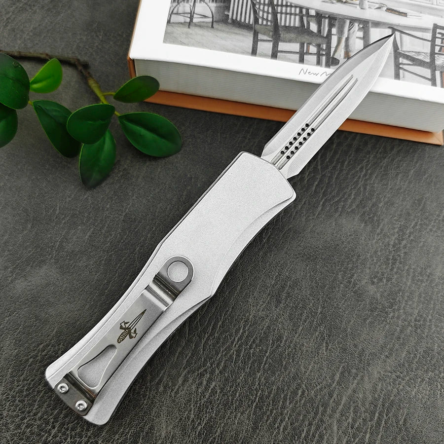 Micro / Tech Delicate Hera Tactical Survival Pocket Knife Zinc Alloy Handle Multipurpose Outdoor Folding EDC Utility Tools