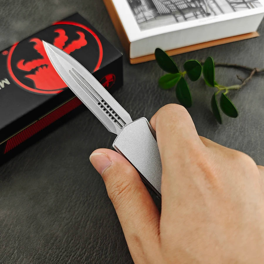 Micro / Tech Delicate Hera Tactical Survival Pocket Knife Zinc Alloy Handle Multipurpose Outdoor Folding EDC Utility Tools