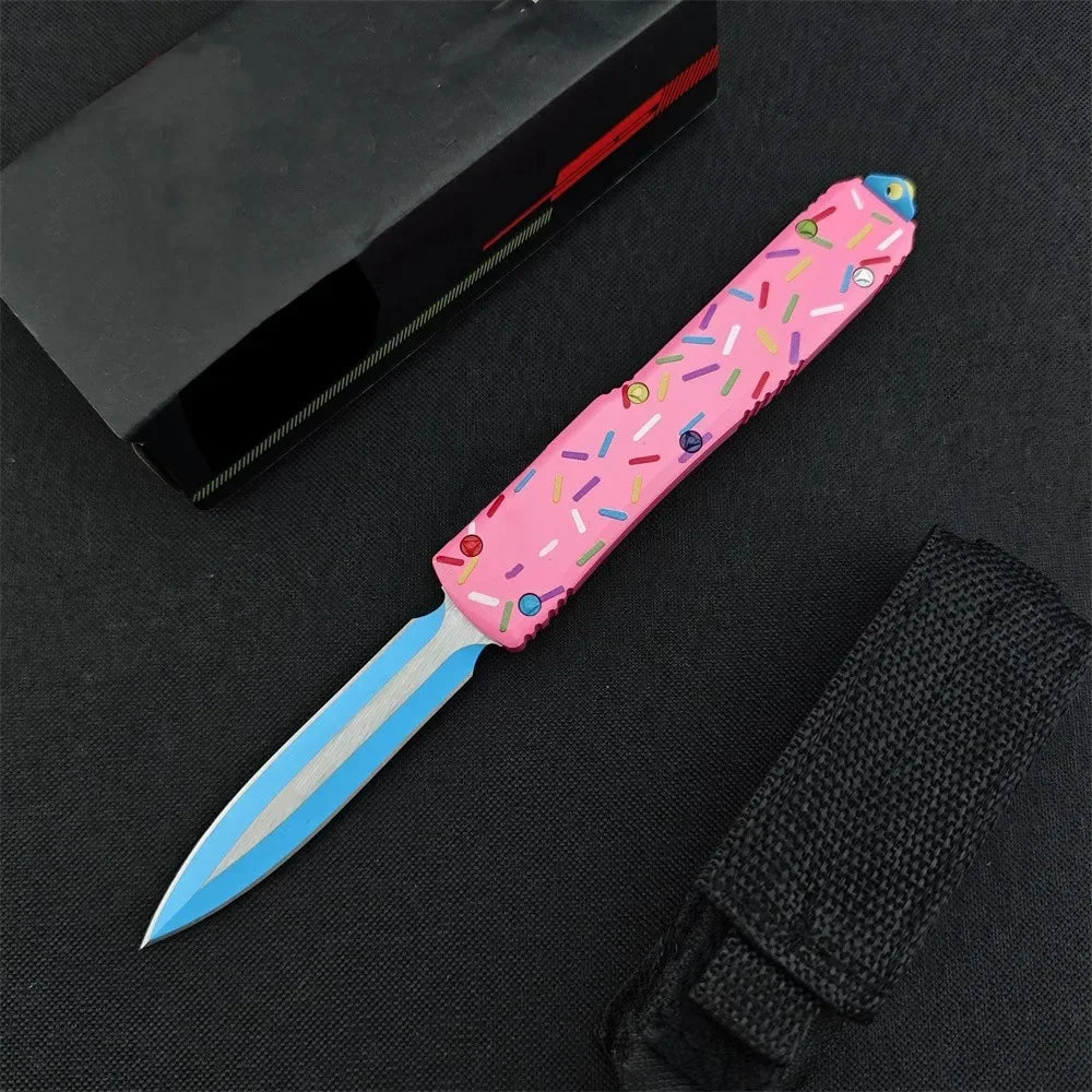 UT85 Outdoor Multi-function Pocket Knife D2 Blade T6 Aluminum Handle Practical Camping Durable Hiking Survival Hunting EDC Tool