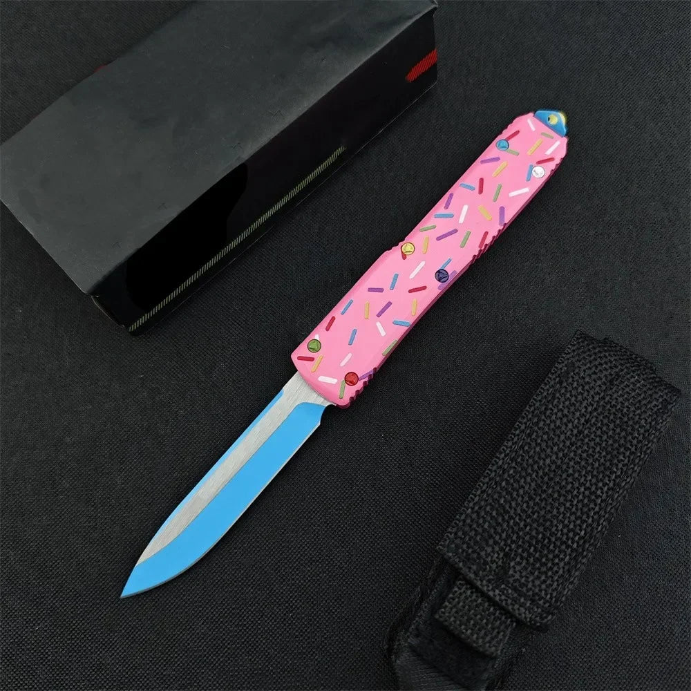 UT85 Outdoor Multi-function Pocket Knife D2 Blade T6 Aluminum Handle Practical Camping Durable Hiking Survival Hunting EDC Tool