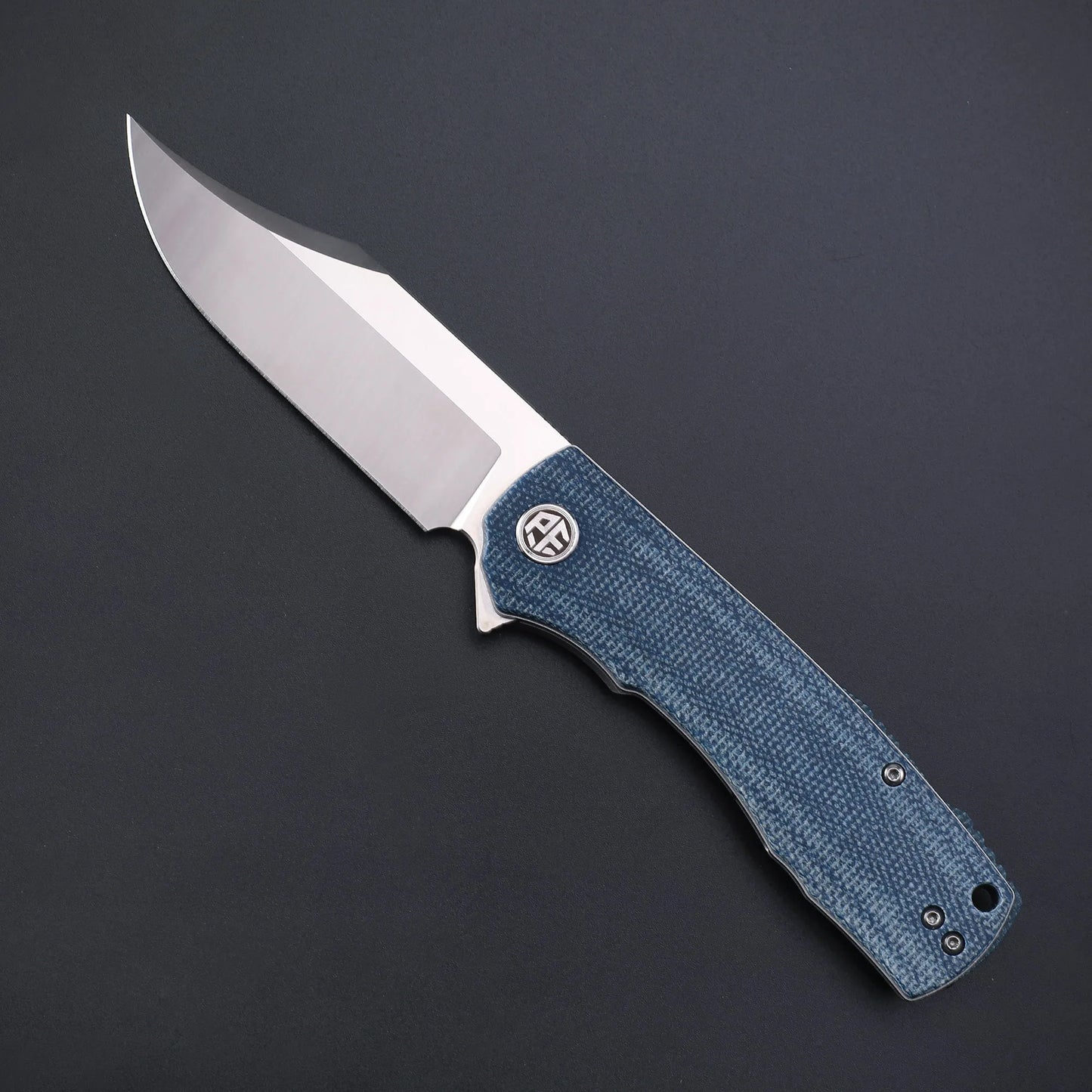 Petrified Fish PFP03 Jackknife Pocketknives High Pocket Folding Knife K110 Steel Blade Multi-tool Flax Handle Outdoor Camping