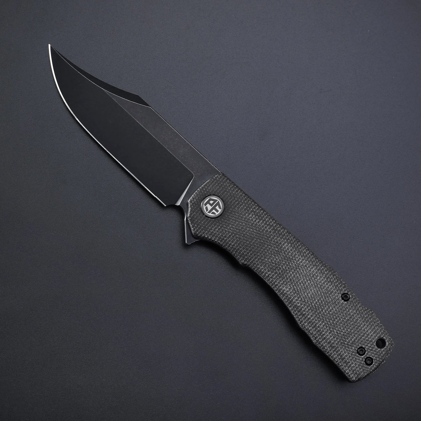 Petrified Fish PFP03 Jackknife Pocketknives High Pocket Folding Knife K110 Steel Blade Multi-tool Flax Handle Outdoor Camping