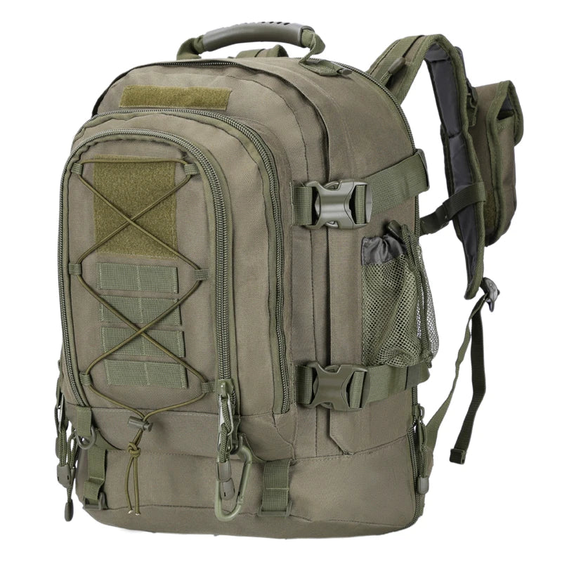 LQARMY 60L Male Travel Tactical backpack Hiking Camping backpack Expandable Army Backpacks Molle 3 Day Assault Pack Rucksacks