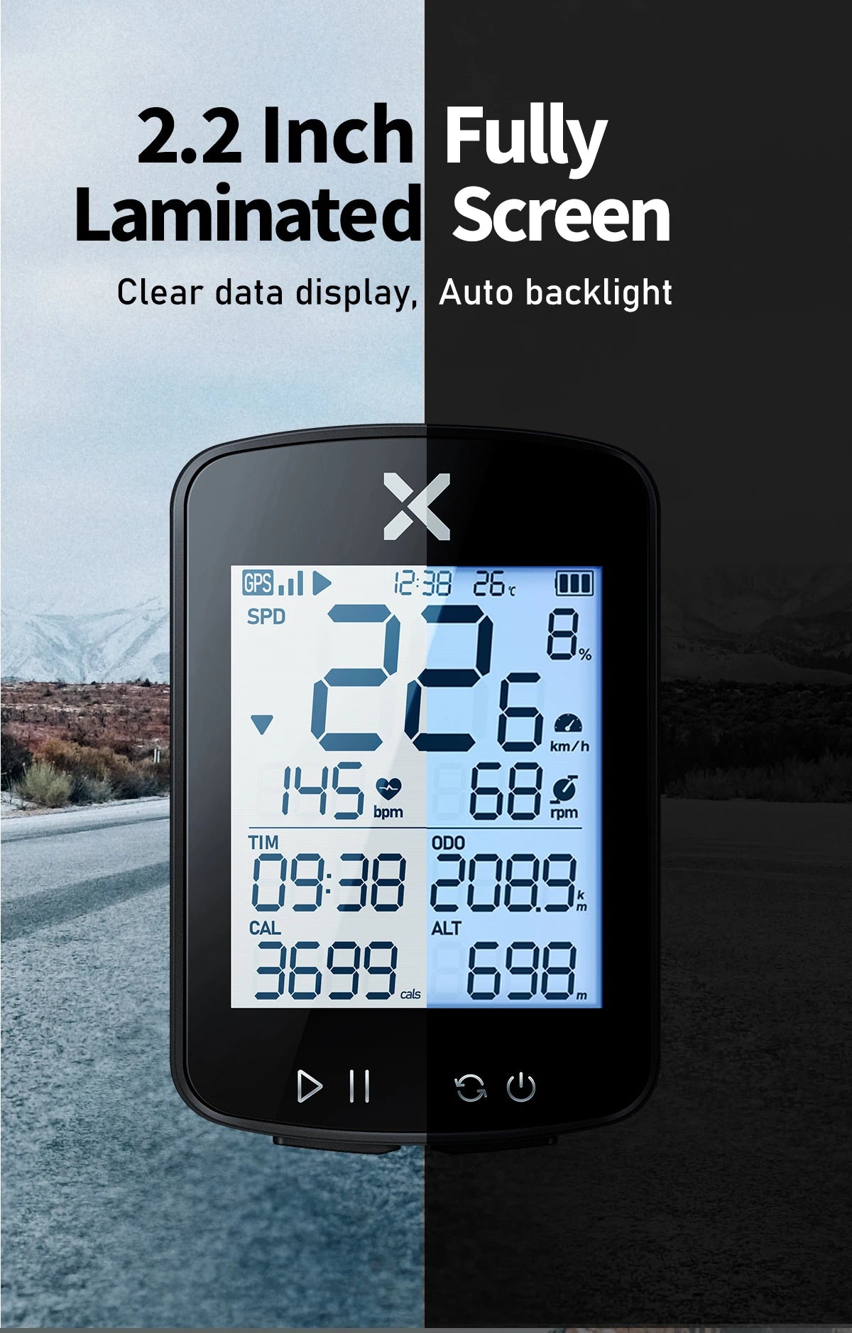 XOSS G2 Plus Bike Computer Wireless GPS Cycling Speedometer Waterproof ANT+ Cadence Speed Smart Bicycle Odometer Roadbike MTB
