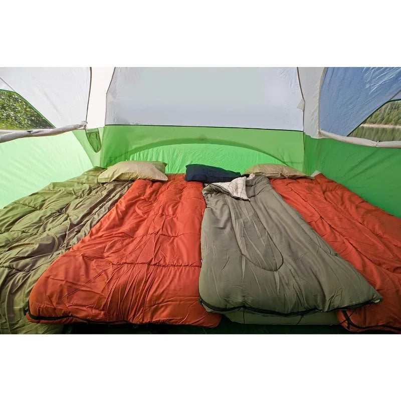 Coleman Evanston Screened Camping Tent, 6/8 Person Weatherproof Tent with Roomy Interior Includes Rainfly, Carry Bag