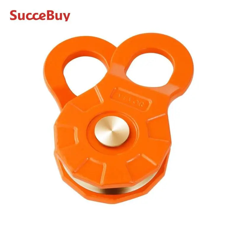 SucceBuy 30T Single Swivel Rope Pulley Winch Snatch Block for 0.4" - 0.55" Rope Towing & Recovery on Truck Tractor ATV & UTV