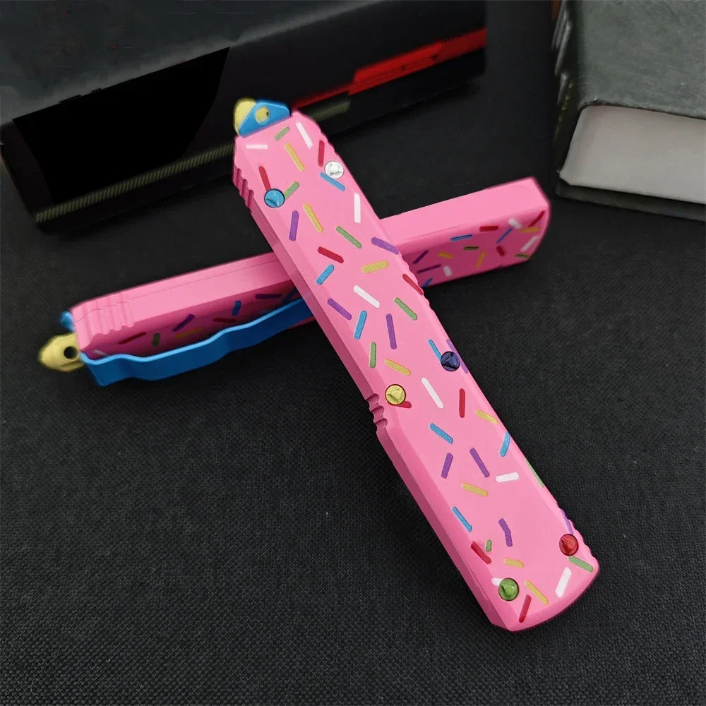 UT85 Outdoor Multi-function Pocket Knife D2 Blade T6 Aluminum Handle Practical Camping Durable Hiking Survival Hunting EDC Tool