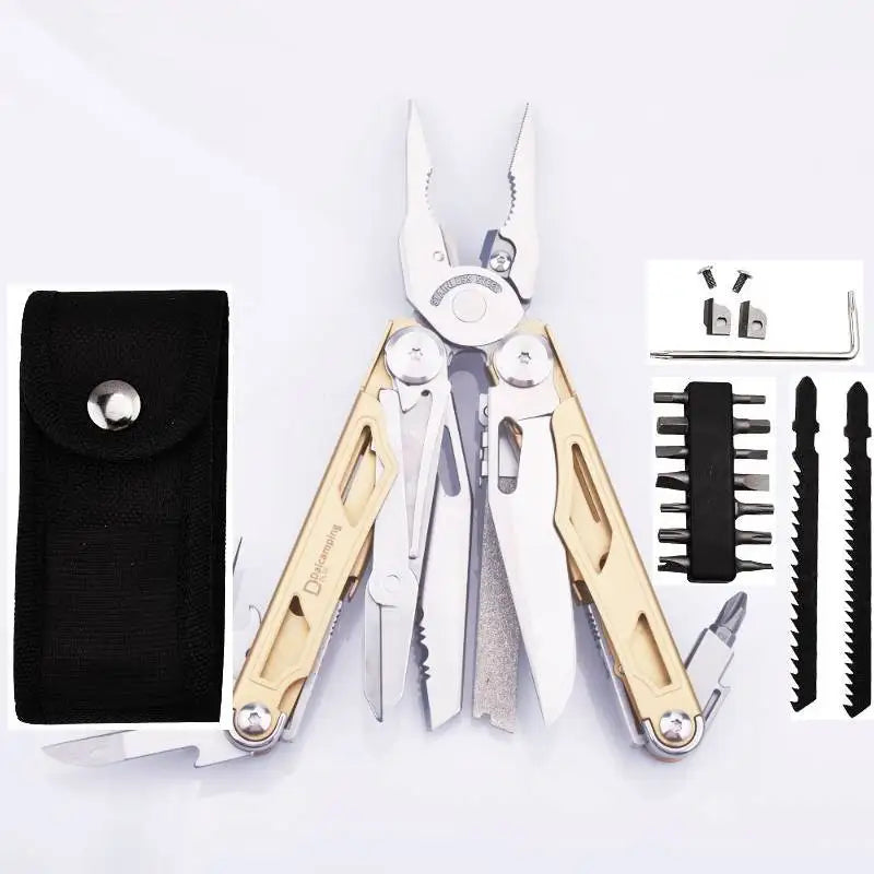 Daicamping DL30 Replaceable Parts Hand Multi Tools Multi-tool Cutter EDC Multitool Survival Gear Plier Swiss Army Folding Knives