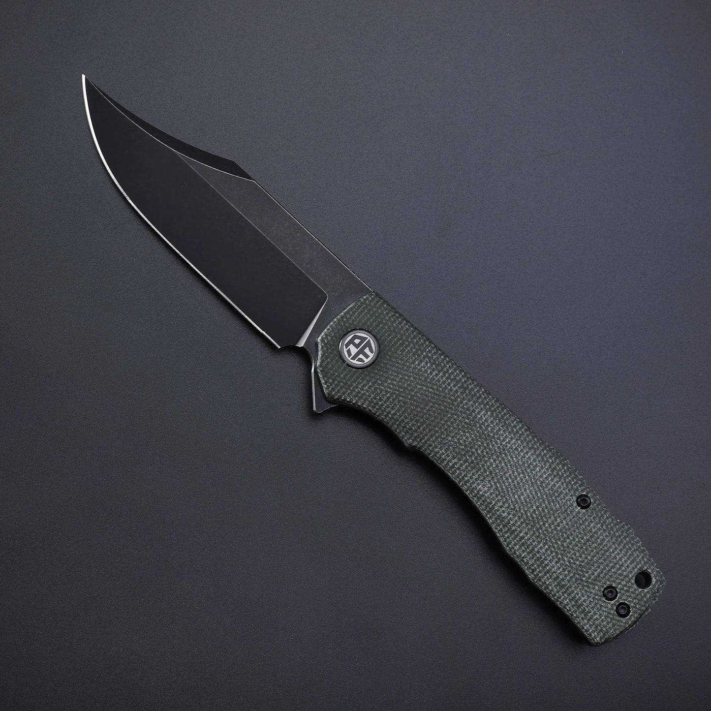 Petrified Fish PFP03 Jackknife Pocketknives High Pocket Folding Knife K110 Steel Blade Multi-tool Flax Handle Outdoor Camping