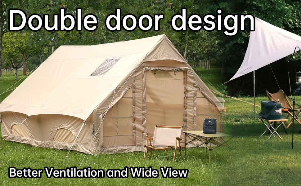 Inflatable Tents for Camping,Large Inflatable Camping Tent with Hand Pump,Inflatable Tent,Easy Setup Tents for Camping Portable