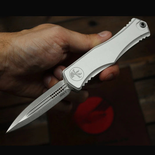 Micro / Tech Delicate Hera Tactical Survival Pocket Knife Zinc Alloy Handle Multipurpose Outdoor Folding EDC Utility Tools