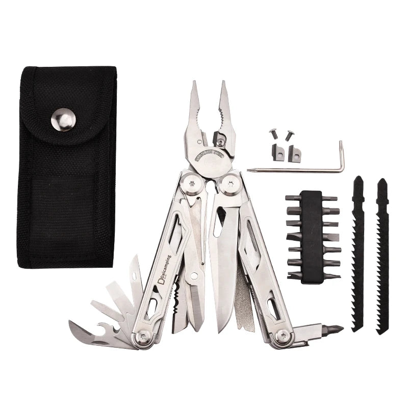 Daicamping DL30 Replaceable Parts Hand Multi Tools Multi-tool Cutter EDC Multitool Survival Gear Plier Swiss Army Folding Knives