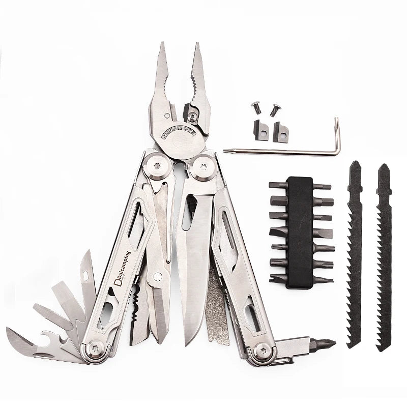 Daicamping DL30 Replaceable Parts Hand Multi Tools Multi-tool Cutter EDC Multitool Survival Gear Plier Swiss Army Folding Knives