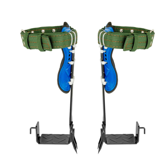 Tree Climbing Spike Set Portable Piercing Tree Climbing Tool with Safety Belt Load 100kg for Climbing Logging Picking Hunting