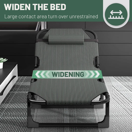 SNOZEFLEX Limited Time Flash Sale Portable Camping Bed Lightweight Foldable Bed For Adults Outdoor Daybed Outdoor Lounge Chair