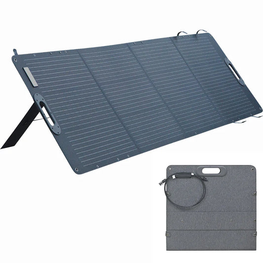 Ctolity 100W 200W Solar Panel For Camping ETFE Flexible Foldable Solar Generator Portable kit panel solar 12V-18V Waterproof