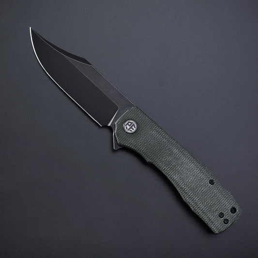 Petrified Fish PFP03 Jackknife Pocketknives High Pocket Folding Knife K110 Steel Blade Multi-tool Flax Handle Outdoor Camping